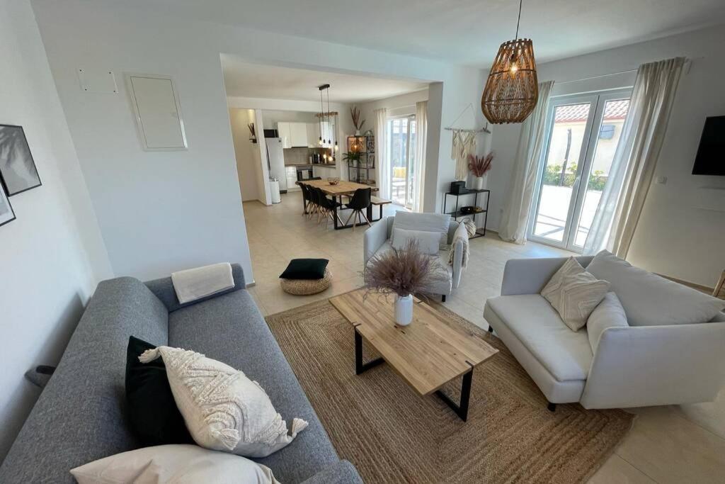 Villa Katarina - Grosser Pool Beheizt - Meerblick Vrsi Exteriör bild